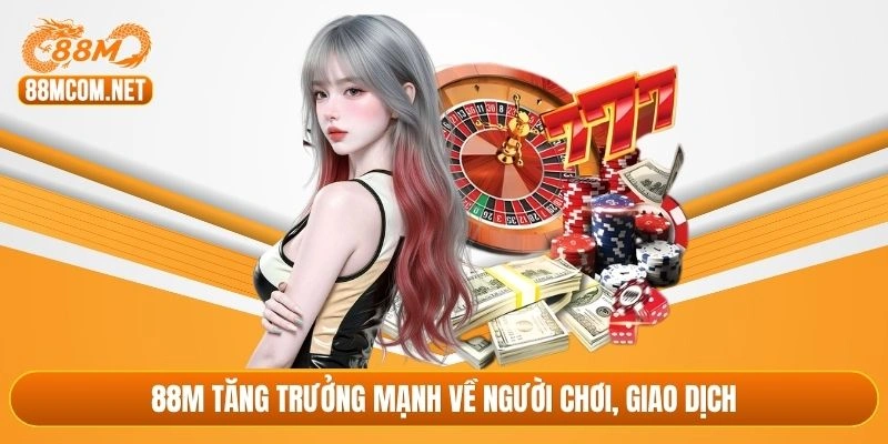 88M tăng trưởng mạnh về người chơi, giao dịch